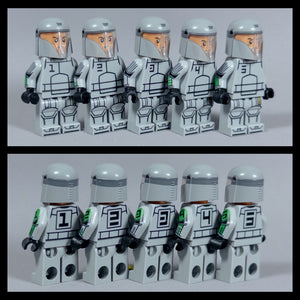 JONAK Toys UV Printed Figure- Clone Cadets (Domino Squad)