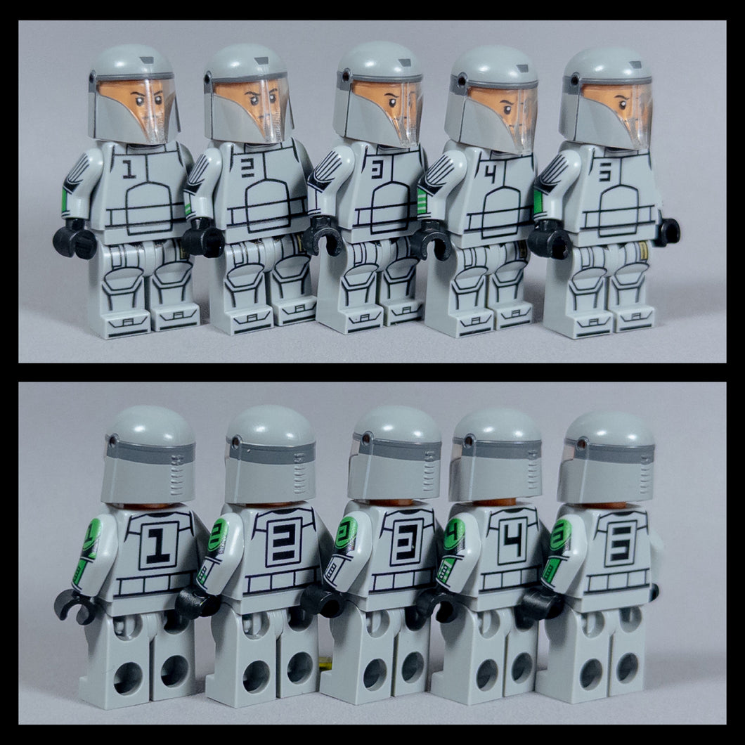 JONAK Toys UV Printed Figure- Clone Cadets (Domino Squad)