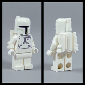JONAK Toys UV Printed Figure- White Proto Boba