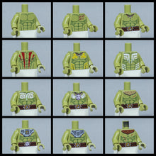 Load image into Gallery viewer, JONAK Toys UV Printed Torsos- Orc Warriors (Olive Green)
