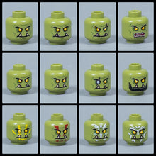 Load image into Gallery viewer, JONAK Toys UV Printed Heads- Orc Warriors (Olive)
