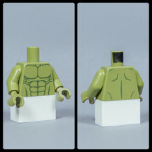 Load image into Gallery viewer, JONAK Toys UV Printed Torsos- Orc Warriors (Olive Green)

