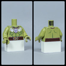 Load image into Gallery viewer, JONAK Toys UV Printed Torsos- Orc Warriors (Olive Green)

