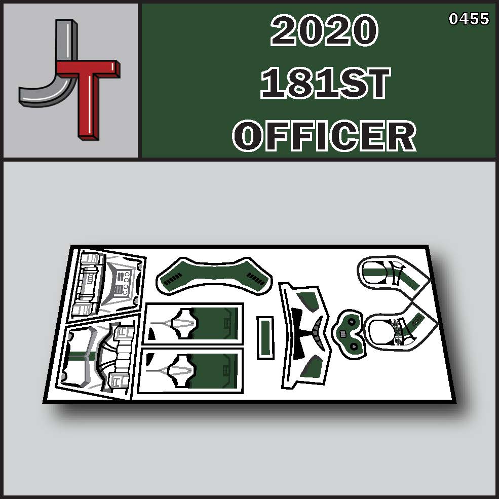 JONAK Toys Phase 2 Decal Sheet- 181st Officer
