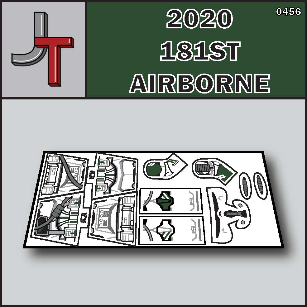 JONAK Toys Phase 2 Decal Sheet- 181st Airborne