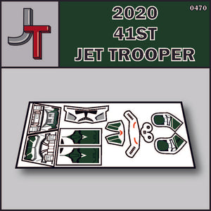 JONAK Toys Phase 2 Decal Sheet- 41st Jet Trooper