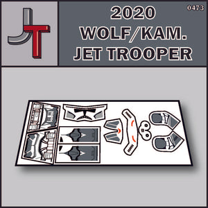 JONAK Toys Phase 2 Decal Sheet- Wolfpack / Kam. Security Jet Trooper
