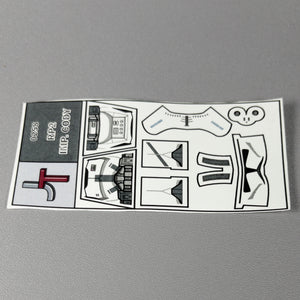 JONAK Toys Phase 2 Decal Sheet- Imperial Cody