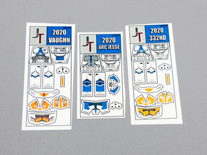 JONAK Toys Phase 2 Decal Sheets- 332nd Squad Pack