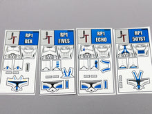Load image into Gallery viewer, JONAK Toys Phase 1 Decal Sheets- 501st Squad Pack
