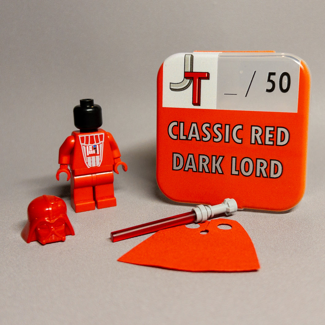 JONAK Toys UV Printed Figure- Exclusive Classic Red Dark Lord #'d/50!