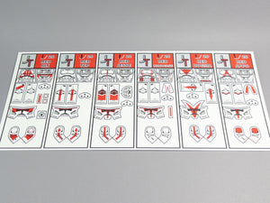 JONAK Toys Decal Sheet- Exclusive Red Umbaran Squad #'d/20