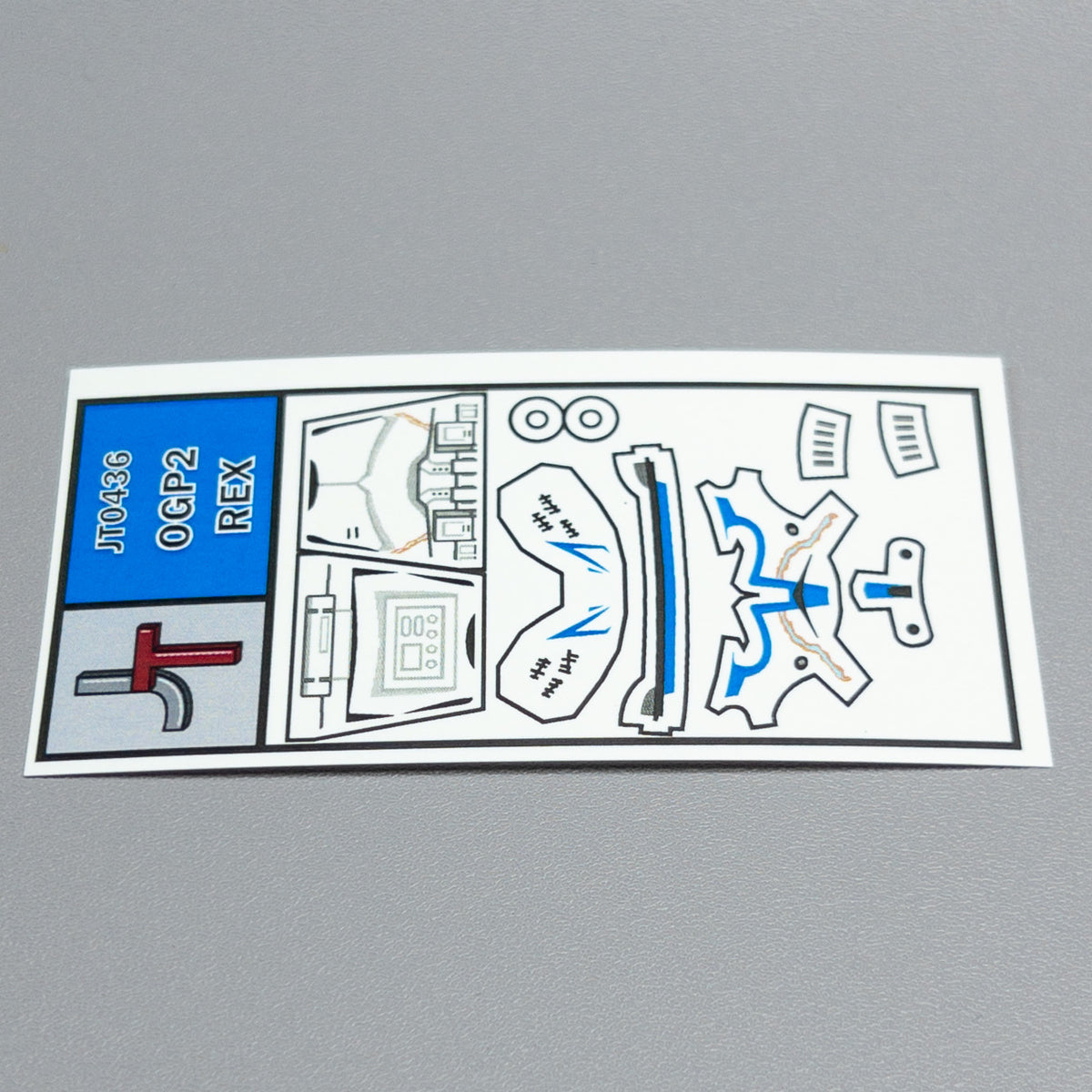 JONAK Toys Decal Sheet- OGP2 Captain Rex