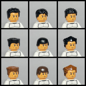 Official LEGO Clone Trooper Hairpieces (Hair Only, Head/Torso Not Included)